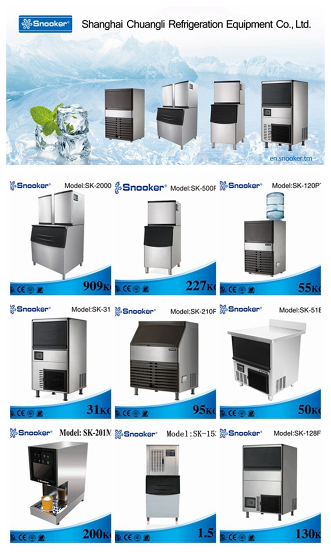 ABS/PE Commercial Ice Storage Bin Bruket for Ice Maker Machine 375kg