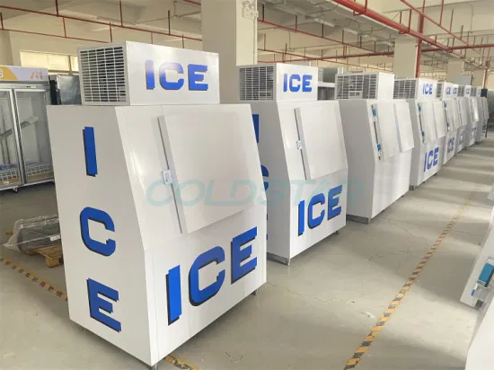 Ice Merchandiser Outdoor-Eislagerbehälter mit einer Tür