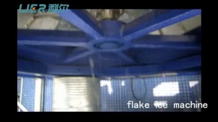 Automatische Eisspeicher-Flockeneismaschine in Containerform mit Rechen